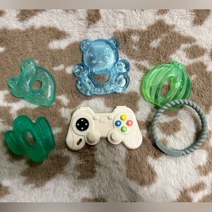 Baby Teether Bundle | Silicone & Gel Teething Toys Lot